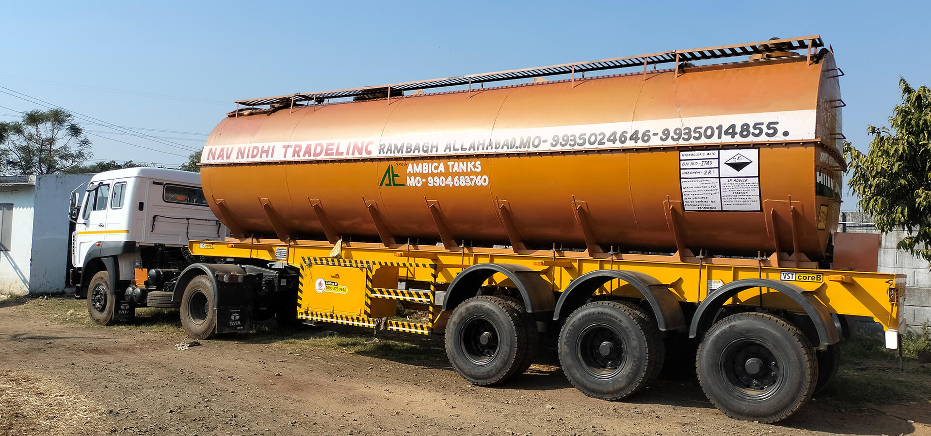 chemical transport tank manufacturer in Ahmedabad